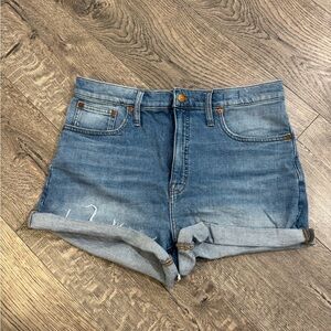 Madewell High Rise Denim Shorts